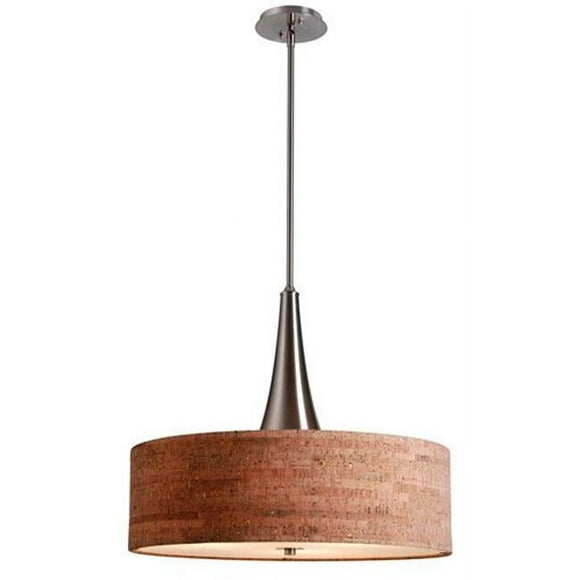 Kenroy 93013BS Bulletin 3 Light Pendant - FI30