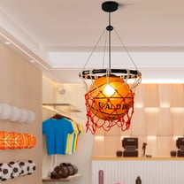 AFANQI Basketball Hanging Light Boys Room Modern Pendant Lighting for Children's Room Kids Bedroom