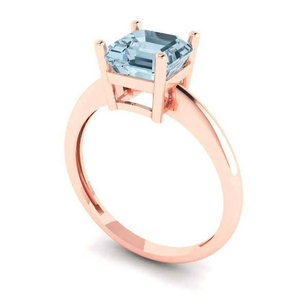 2.38ct Marquise Cut White Sapphire 18k Pink Rose Gold Engraving Statement Bridal Wedding Halo Designer Ring Size 3.5