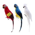 thumbnail image 1 of 3 Pieces Artificial Animal Feathers, Birds, Taxidermy, Garden, Home Decoration, 3 Colors, 1 of 7