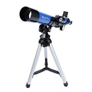 Refractor Telescope 400x40mm with Tripod & Finder Scope, Portable Telescope for Kids & Beginners, Travel Scope with Moon mirror, Stars & Moon map included