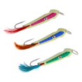 thumbnail image 4 of Cebo de pesca de plumas de metal Señuelo de caballa Atún Jigging Señuelos de pesca Rosa, 4 of 9