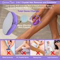 thumbnail image 4 of Depiladora GERMANTIQUE Crystal Hair Eraser Violet, 4 of 5