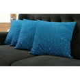 thumbnail image 5 of Ambesonne Blue Throw Pillow Cover 4 Pack, Water Drops Aquatic Rain, 18", Blue, 5 of 5