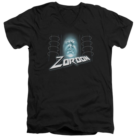Power Rangers Zordon Adult V-Neck T-Shirt 30/1 T-Shirt Black