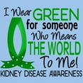 thumbnail image 3 of CafePress - Means World To Me 1 Kidney Disease Shirts Light T - Men's Classic Graphic T-Shirt, 3 of 4