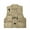 Khaki, variant on Mens Mesh Outdoor Vest Men's Work Uniform Summer Fishing Photography Quick Dry Waistcoat Multi-pocket