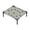 Beige, variant on Elevated Pet Bed Raised Dog Cat Cot Breathable Fabric Resting Lounger Hammock with Sturdy Frame for Sleeping Lounging Indoor Outdoor