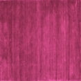 thumbnail image 1 of Ahgly Company Indoor Square Abstract Pink Contemporary Area Rugs, 6' Square, 1 of 4