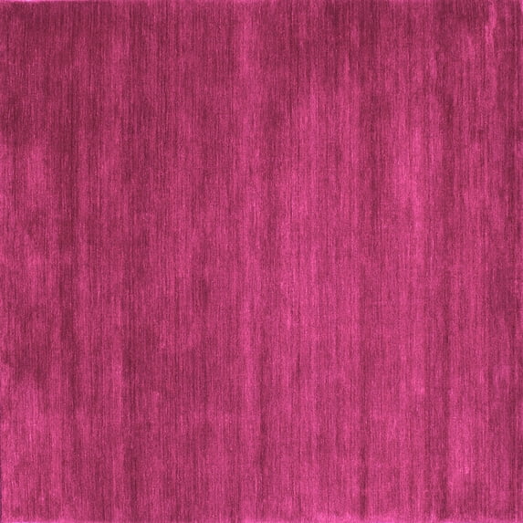 Ahgly Company Indoor Square Abstract Pink Contemporary Area Rugs, 6' Square