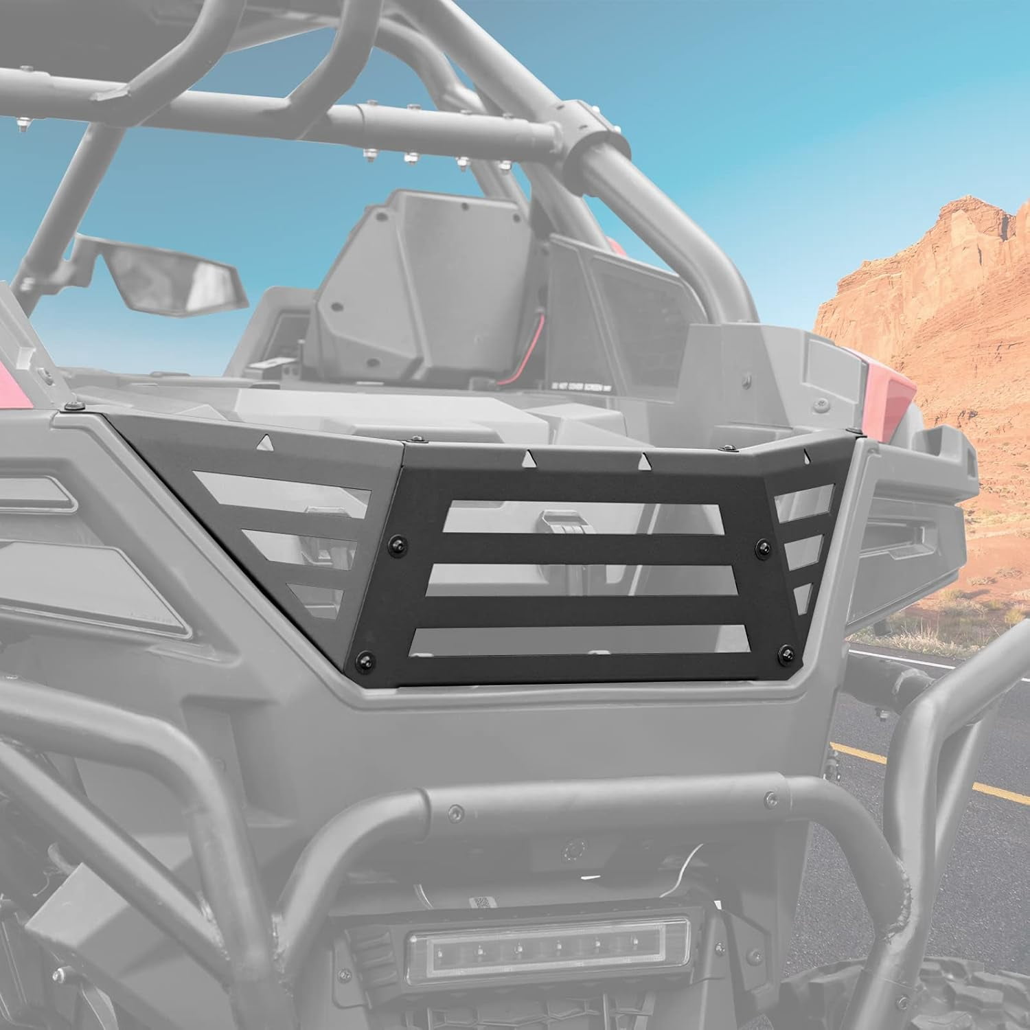 Rear Cargo Bed Extender Tailgate For Polaris RZR PRO R 2022-2025, Heavy Duty - View #6