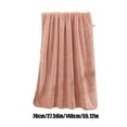 thumbnail image 4 of Yhmxh Soft Linen Luxury Bath Towel, 600 GSM Cotton Fleece Bath Towels for Bathroom, 28"x56" Large Bathroom Shower Towels, Lighter Weight & Quick Dry Absorbent Bath Towel for Women Men, 4 of 7