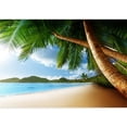 thumbnail image 2 of wall26 - Sunset on Beach ANSE Takamaka of Mahe Island, Seychelles - Removable Wall Mural | Self-Adhesive Large Wallpaper - 66x96 inches, 2 of 6