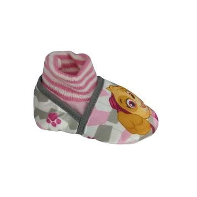 Calzado de INFANTIL tipo PANTUFLA color BCO GRIS ROSA IMAGINATENIS 6320 PAW PATROL