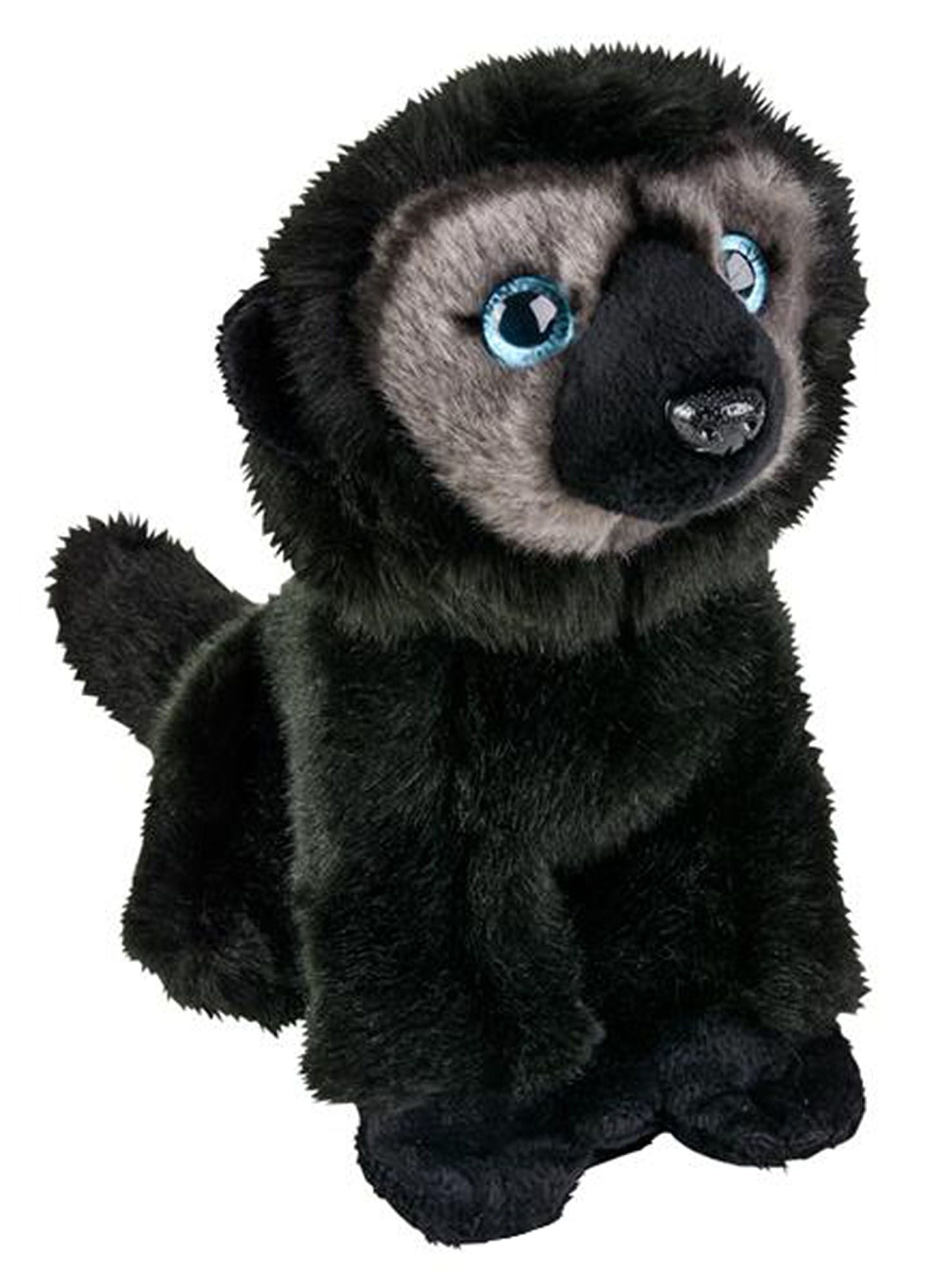 Wildlife Tree 7" Stuffed Black Lemur Plush Posed Animal Kingdom