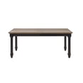 thumbnail image 6 of Traditional Wood Kitchen Extension Dining Table and Six Chairs Black, 6 of 16