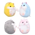 thumbnail image 2 of Llavero de peluche, llavero de mueco de peluche de hámster, llavero de hámster, llaveros bonitos, llLlavero de felpa, 10x8cm/3.9x3.1in Material de algodón PP de felpa de hámster para regalos para el h LHCER No, 2 of 5