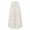White, variant on Idoravan Women's Summer Linen Skirts Women Maxi Skirt Flared Ruffle Elastic Waist Summer A Line 2026 Spring Long Skirts Womens High Waist Elastic Lining Skirt Linen Pocket Skirt Casual Dress