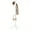 White, variant on Freestanding Wooden Coat Rack with 8 Hooks, Adjustable Size for Bedroom, Hallway, Office - Ideal for Hats, Coats, Scarves, Handbags, Entrance, Tree Coat Racks