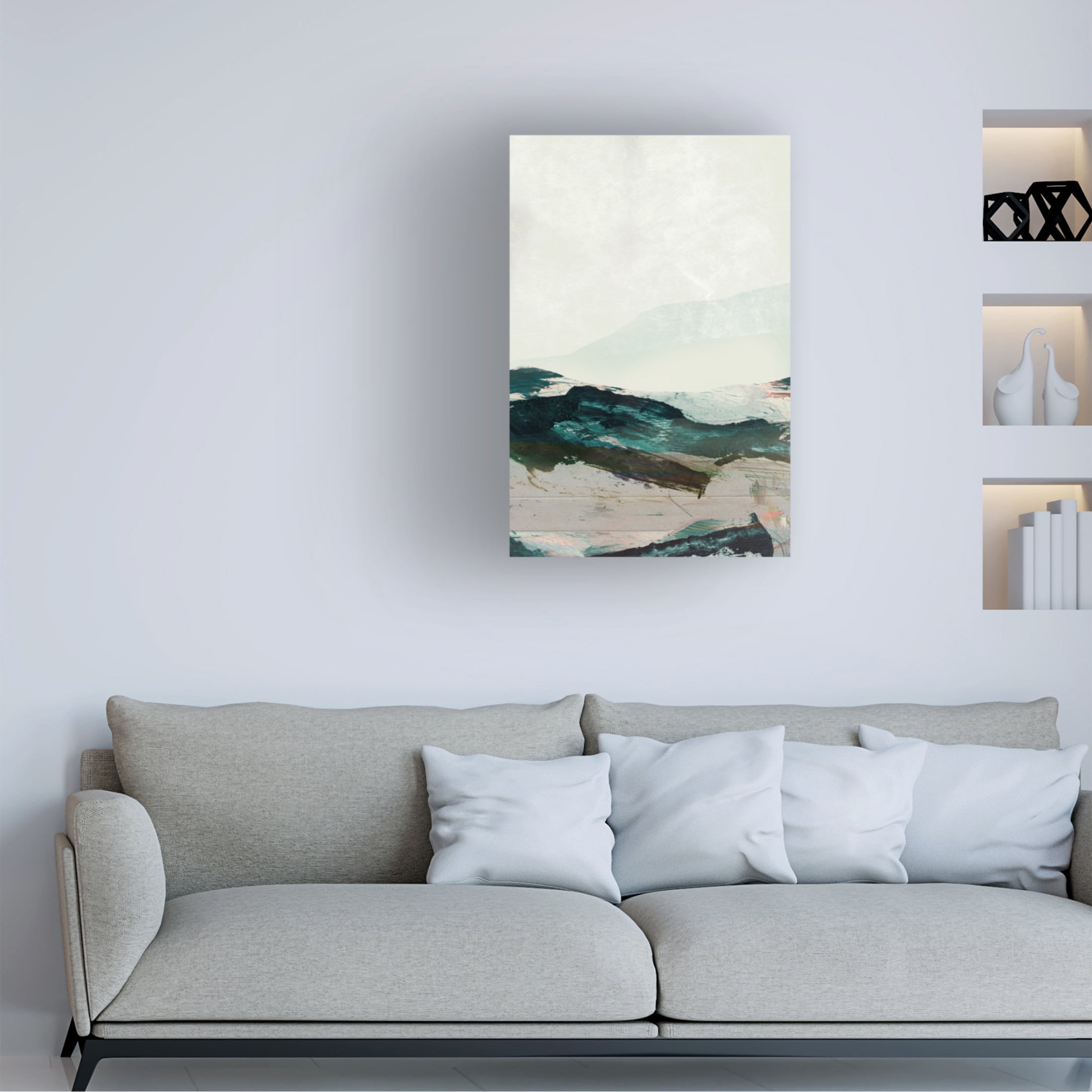 Trademark Fine Art Dan Hobday Mountains No2 Canvas Wall Art