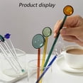 thumbnail image 4 of Cucharaditas de vidrio: cucharas agitadoras de vidrio resistentes al calor, agitadores de café expreso o té, vidrio de borosilicato, apto para lavavajillas, 4 of 5