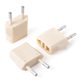 thumbnail image 1 of Bates- Adaptador de enchufe de viaje europeo Paquete de 3 Adaptador de enchufe europeo beige claro Adaptador de enchufe de EE. UU. A Europa Adaptador para Europa Enchufe de EE. UU. A Adaptador de ench, 1 of 1