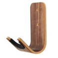 thumbnail image 1 of Guitar Skateboard Wall Hanger Unique Design Bent Wood Guitar Hanger Wall Mount Guitar Holder, 1 of 5
