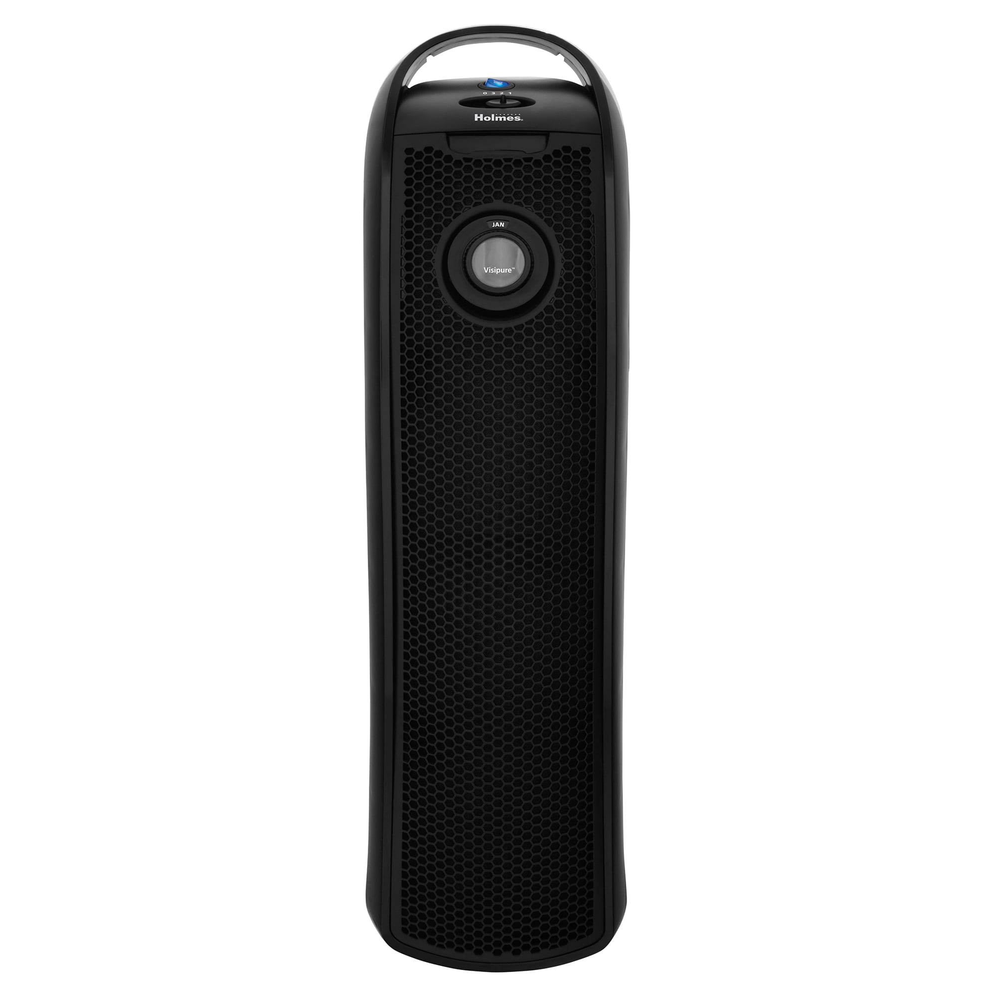 Holmes Small Room 3-Speed HEPA-Type Air Purifier with Optional Ionizer Black