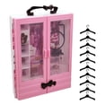 thumbnail image 4 of BELOVING Armoire Closet for Dolls Clothes Storage Lovely Openable Drawer Miniature Sturdy, 4 of 6