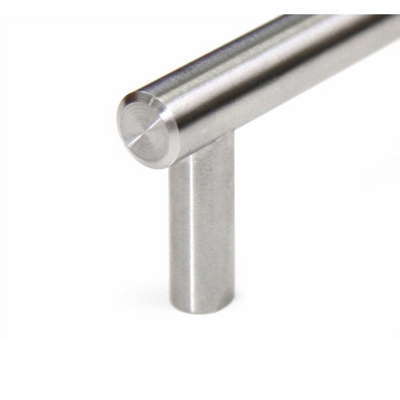 8" Solid Stainless Steel Cabinet Bar Pull Handles Stainless Steel 8-inch Cabinet Bar Pull Handles (Case of 15) - image 3 of 3
