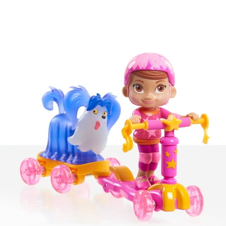 Vampirina Spooky Scooter Playset, Poppy & Wolfie, Officially Licensed Kids Toys for Ages 3 Up, Gifts and Presents