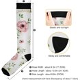 thumbnail image 3 of FREEAMG Christmas Cute Deer Compression Socks for Women and Men, 1 Pair, 3 of 7