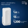 thumbnail image 2 of Extensor de rango WiFi 6 Mesh NETGEAR EAX11 AX1600, 2 of 6