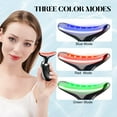thumbnail image 3 of Neck Face Massager Face Sculpting Tool 3 Colour Modes and Vibration for Facial Massager for Double Chin (Black), 3 of 7