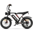 thumbnail image 3 of AMYET S8-S Electric Bike 1500W Peak 48V 20Ah 34MPH, 20"x4.0" Fat Tire Ebike for Adults, Hydraulic Disc Brakes, UL2849, 3 of 10