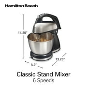 Hamilton Beach Classic Black Hand & Stand Mixer