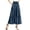 Blue, variant on Ediodpoh Womens Skirt Women's Summer Layered Skirt with Wooden Ear Trim High Waist Elastic Lace Skirt with Ruffled Edge Navy S