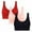 Red, variant on yillto Women's 3 Pack Seamless Bras Plus Size Comfortable Sports Bra Wireless Full Coverage Bralettes