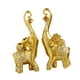 thumbnail image 5 of 1 par de estatuas de elefante, adorno de mesa de resina, decoración tradicional Fengshui para el hogar. Dorado, 5 of 9