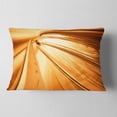 thumbnail image 2 of Designart Fractal 3D Brown Stripes - Contemporary Throw Pillow - 12x20, 2 of 5