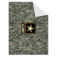 thumbnail image 3 of Ottomanson US ARMY Logo Camouflage Machine Washable Non-Slip Rubberback 2x3 Area Rug, 2'3" x 3', Multi, 3 of 7