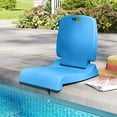 thumbnail image 4 of Gymax 2PCS Poolside Chairs for Edge of Pool Foldable Outdoor Pool Chair Blue, 4 of 10