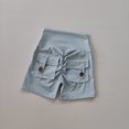 thumbnail image 2 of Pantalones cortos de cintura alta sin costuras para mujer, Pantalón deportivo ajustado con bolsillos para correr, entrenamiento, baile, levantamiento de cadera, 2 of 6