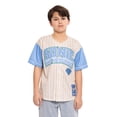 thumbnail image 2 of Sonic the Hedgehog Boys Graphic Baseball Button Down Jersey with Short Sleeves, Sizes 4-12, 2 of 9