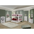 thumbnail image 2 of Santa Fe Mission Tall Bunk Bed Full over Full - Attached Ladder - Multiple Finishes - with Twin Size Under Bed Trundle, 2 of 2