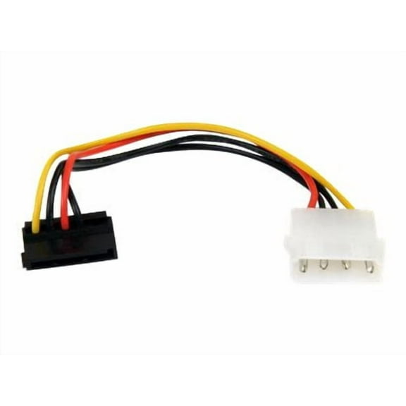 6in 4 Pin Molex to Right Angle SATA Power Cable Adapter SATAPOWADAPR