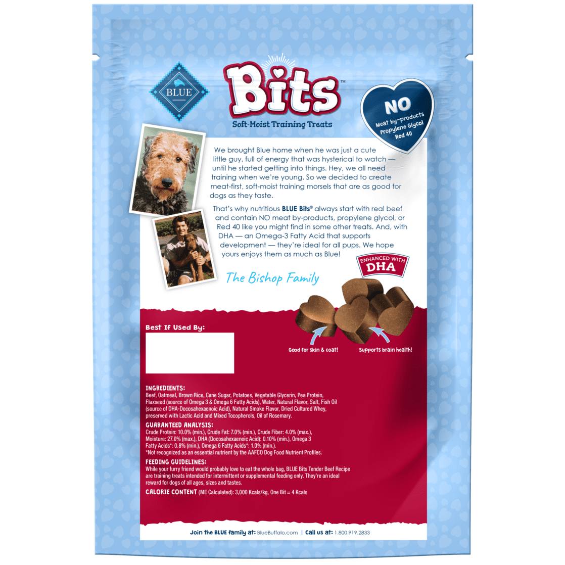 blue bits training treats 16 oz