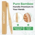 thumbnail image 5 of GENKENT Bamboo Toothbrush, 12 Pack Ultra Soft Bristles BPA Free Wooden Toothbrush with Individual Wrapped, Eco-Friendly Manual Toothbrush for Adult, 5 of 7