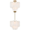 thumbnail image 2 of Crystorama Lighting - Addis - 4 Light Flush Mount In Geometric Style-13.75, 2 of 11