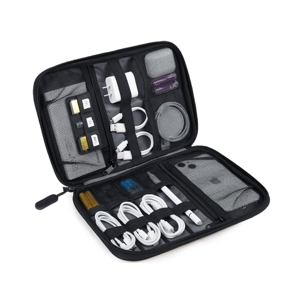Estuche de viaje BAGSMART, organizador de productos electrónicos para artículos esenciales